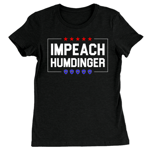 Impeach Humdinger Stars & Paws Womens T-Shirt