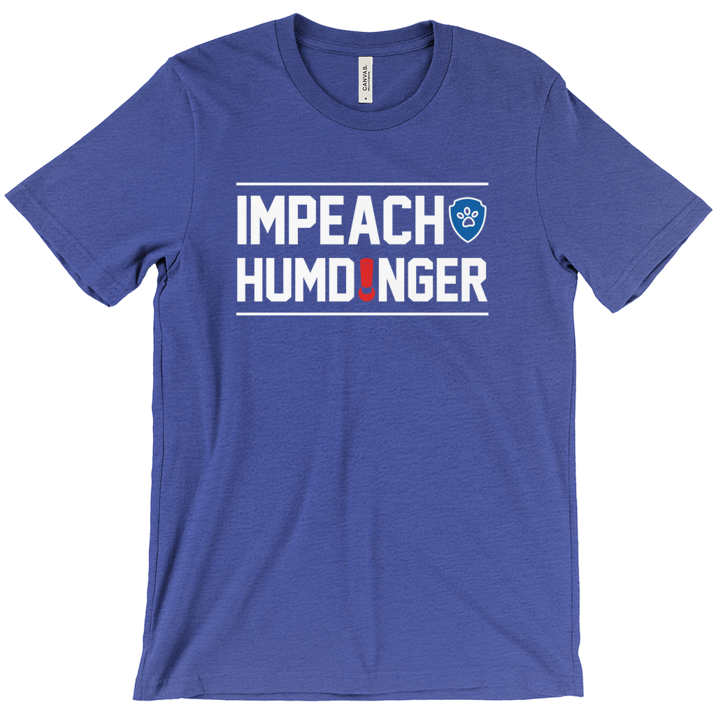 Impeach Humdinger Unisex Adult T-Shirt