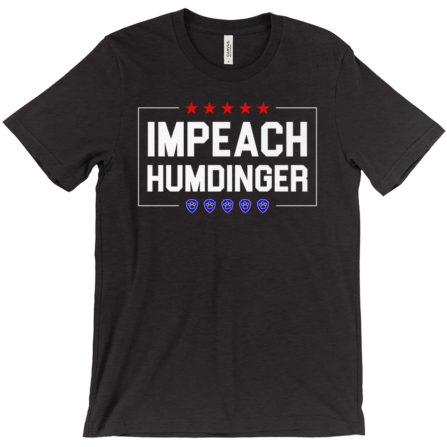 Impeach Humdinger Stars & Paws Unisex Adult T-Shirt