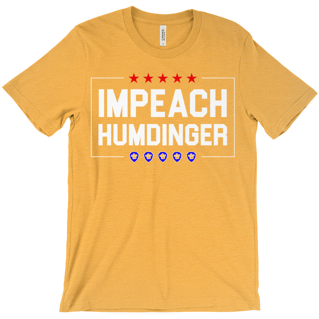 Impeach Humdinger Stars & Paws Unisex Adult T-Shirt