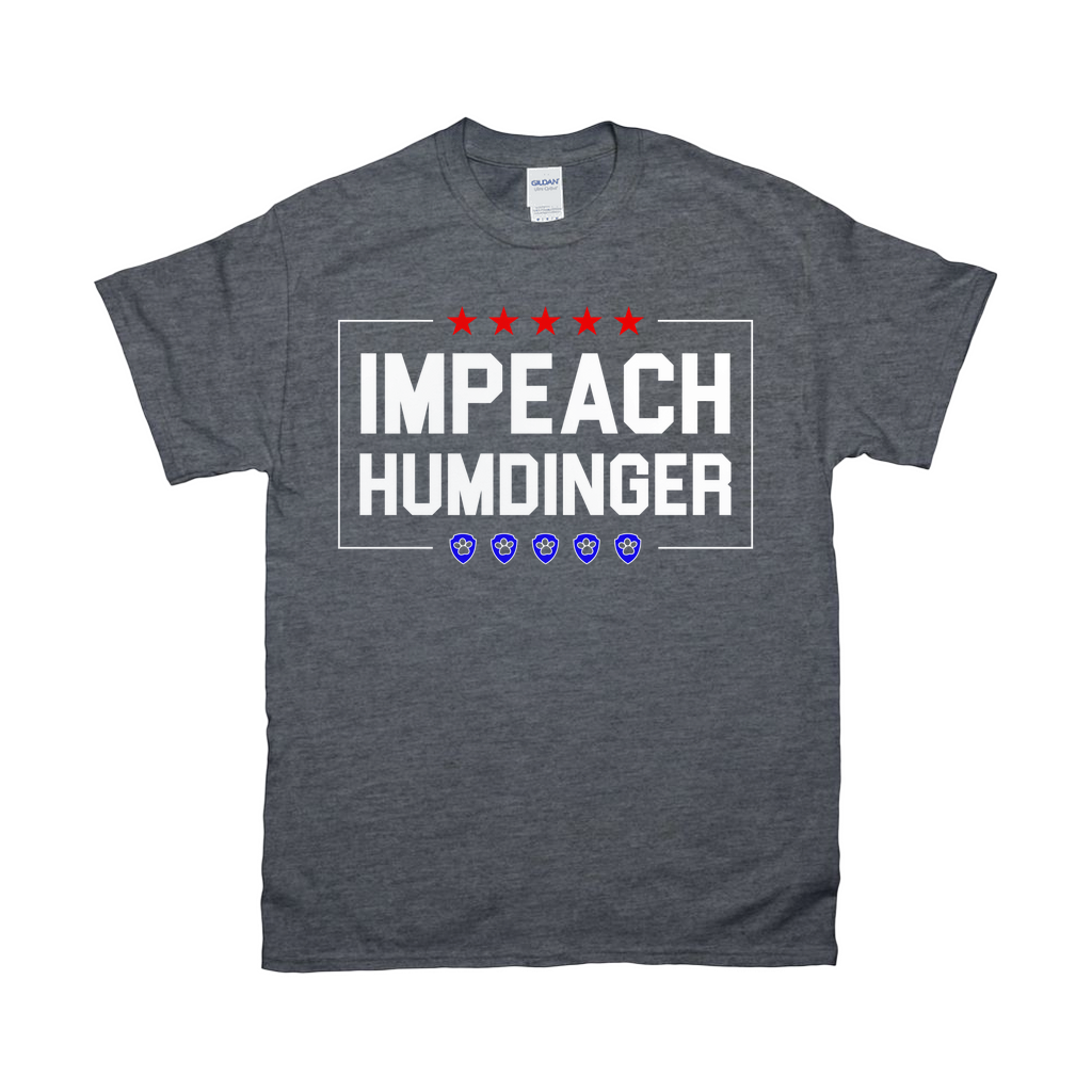 Impeach Humdinger Stars and Paws Unisex Adult Soft-style T-Shirts