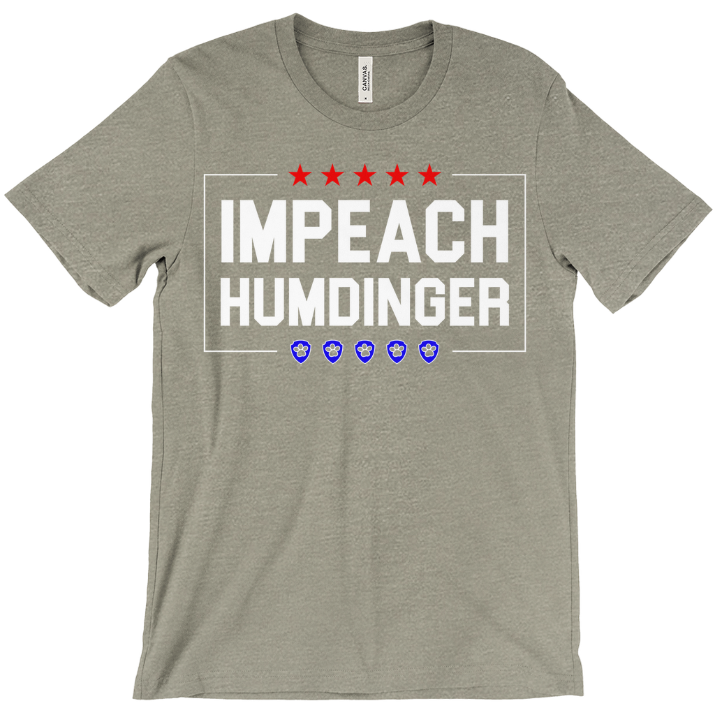 Impeach Humdinger Stars & Paws Unisex Adult T-Shirt