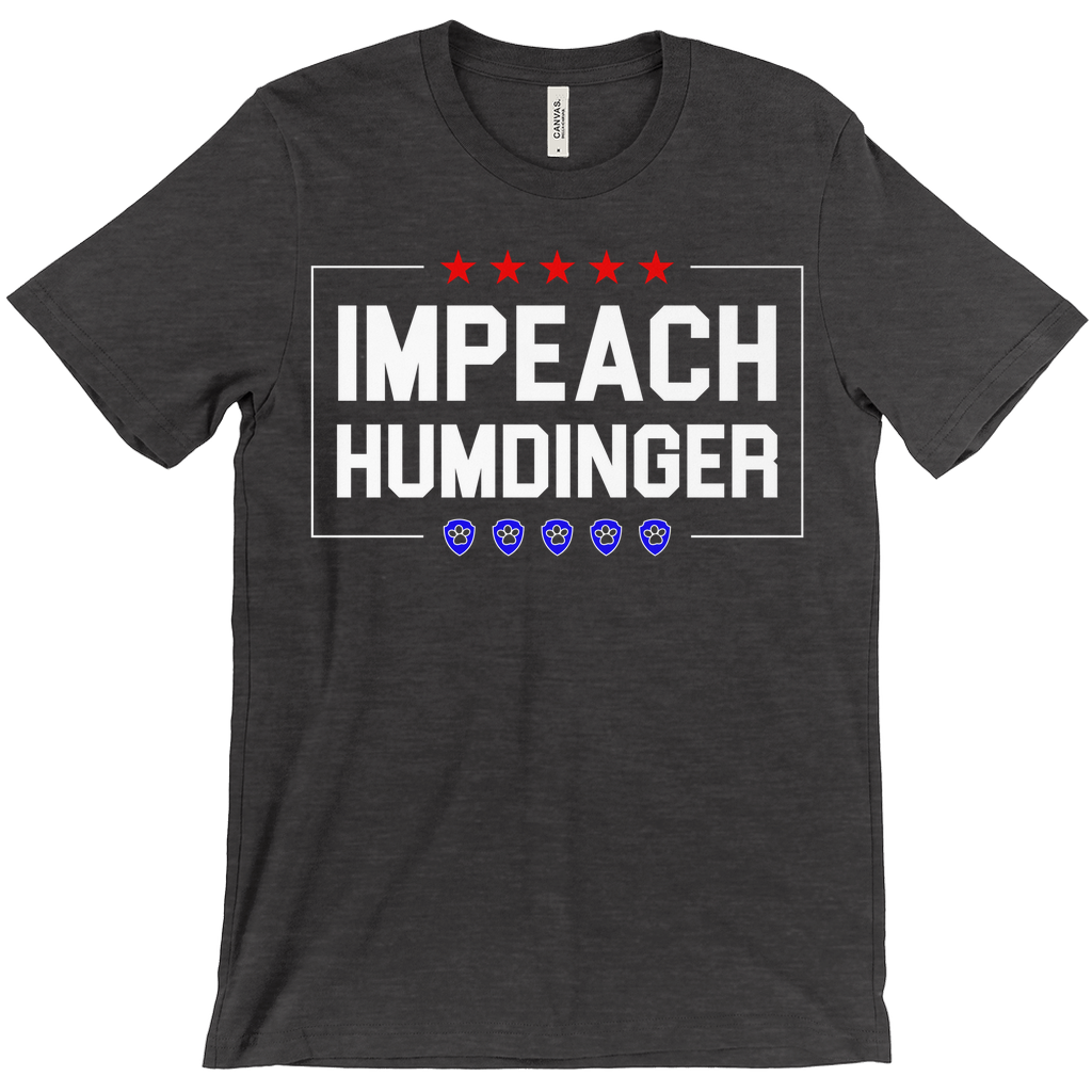 Impeach Humdinger Stars & Paws Unisex Adult T-Shirt