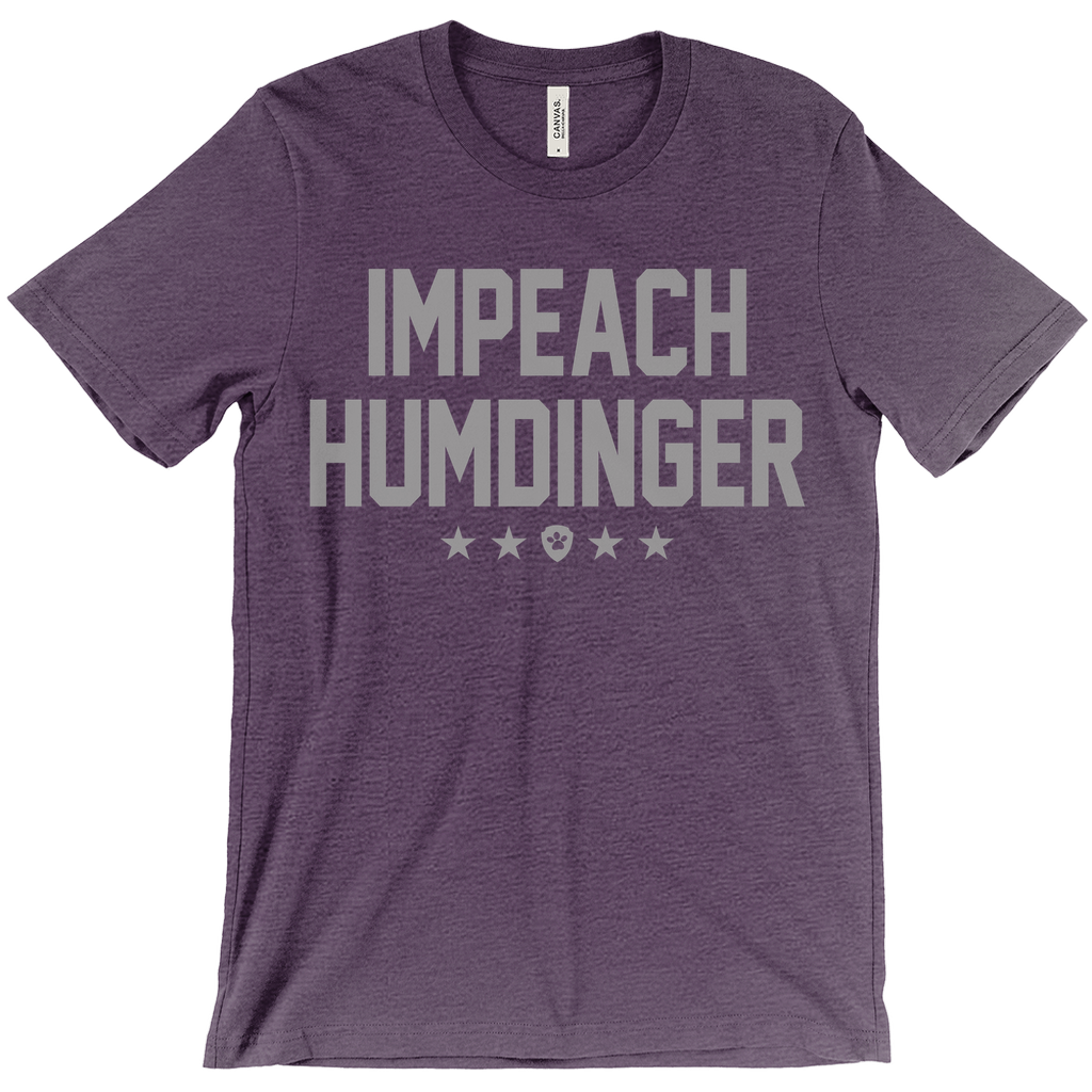 Impeach Humdinger Grayscale Stars T-Shirt (Adult Unisex)