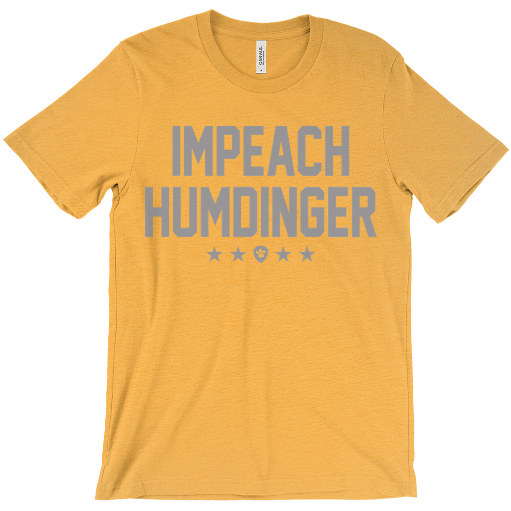 Impeach Humdinger Grayscale Stars T-Shirt (Adult Unisex)