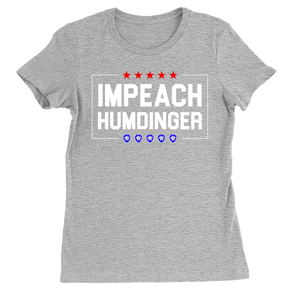 Impeach Humdinger Stars & Paws Womens T-Shirt