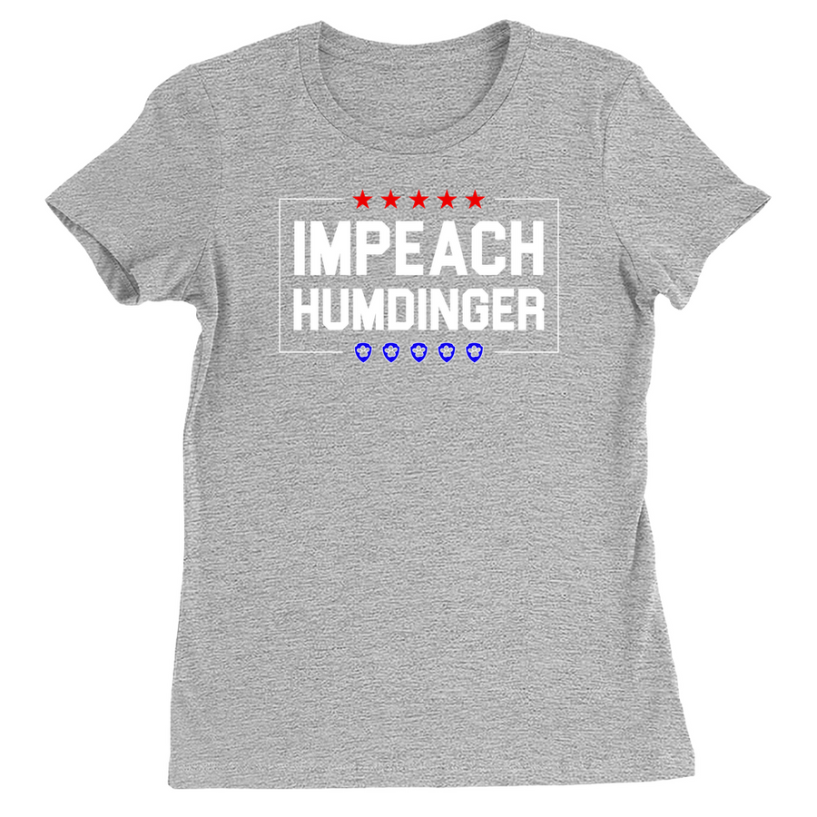 Impeach Humdinger Stars & Paws Womens T-Shirt