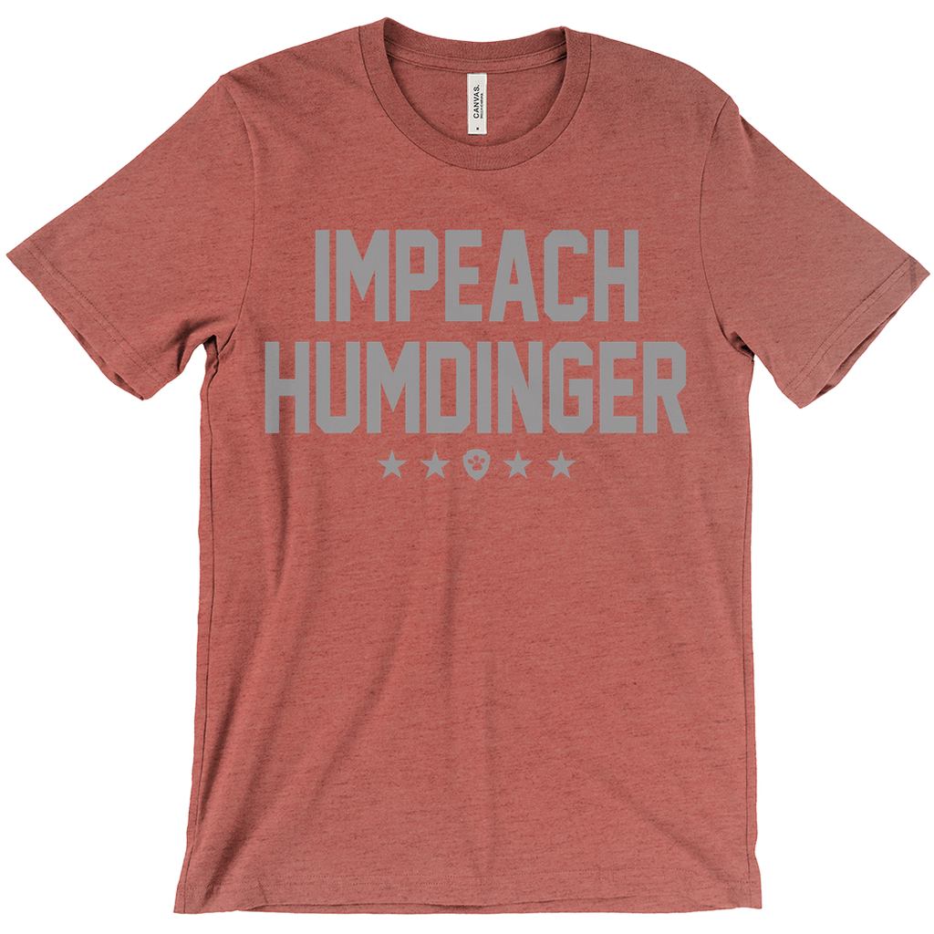 Impeach Humdinger Grayscale Stars T-Shirt (Adult Unisex)