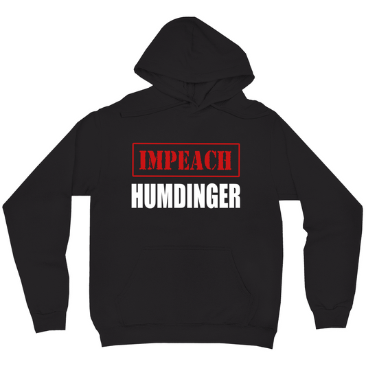 Impeach Humdinger Red Stamp Hoodies (No-Zip/Pullover)